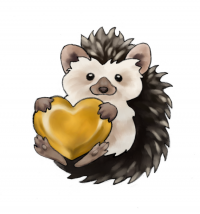 Heart of Gold Hedgehogs Logo