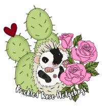 Prickled Rose Hedgehog Logo